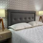 Cabeceira Cama Casal Botonê Berlim Diamond 2 Corano Cinza 120 RBL