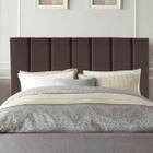 Cabeceira Cama Casal Queen Size 160 cm Esther Suede E Frame - Tatite Decor