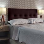 Cabeceira Cama King Botonê Berlim Corano Marrom 120 RBL