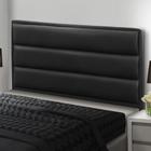 Cabeceira Cancun Cama Box Queen 160 CM Suede Preto