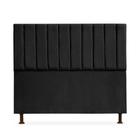 Cabeceira Cancun Para Cama Box King Size 195cm Suede - Ecotec Decor