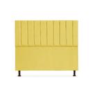 Cabeceira Cancun Queen 160 cm Suede Amarelo