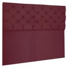 Cabeceira Capitonê Casal 1,40m Jade Suede Marsala - Pallazio