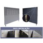 Cabeceira Casal 140 Cama Box Diamond 2 Módena V2H4 Marrom Corano Com Pés RBL