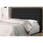 Cabeceira Casal 140 Cm Para Cama Box Lady Napa Preto - DS Estofados - Estopar