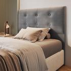 Cabeceira Casal 140 Cm Pop Londres Cinza