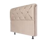 Cabeceira Casal Daiana 160 cm Marfim Suede IDF Decor