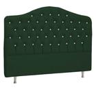 Cabeceira Casal Florence P04 140 cm Suede Verde TCA 947 - Amarena Móveis - Am Decor