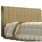 Cabeceira Casal Kiara 140 CM Suede Bege - D A Decor