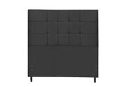 Cabeceira Casal King Size 195 Cm Barcelona Preto para Cama Box Estofada - JBE Móveis