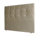 Cabeceira Casal Luiza 140 cm Taupe Suede IDF Decor