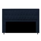 Cabeceira Casal Lunna 140 CM Suede Azul Marinho - D A Decor