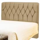 Cabeceira Casal Pérola 140 CM Suede Camurça - D A Decor