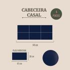 Cabeceira Casal Retangular 141x60 Cama Box Modulada - Blu Interiores