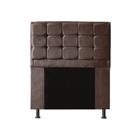 Cabeceira Copenhague Para Cama Box Solteiro 120cm com Capitonê Suede - Ecotec Decor