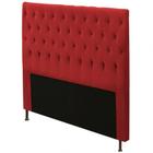 Cabeceira Cristal Box Casal Queen 160cm Suede Vermelho - OUTRAS MARCAS