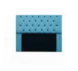 Cabeceira Cristal Queen 160cm Suede Azul Turquesa - VH MOVEIS