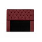 Cabeceira Cristal Queen 160cm Suede Bordo - VH MOVEIS