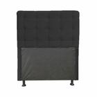 Cabeceira Dama 1,40 Cm Para Cama Box Casal Suede Preto