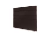 Cabeceira De Cama Box Bia King 195cm X 106cm Suede Marrom Mz Decor