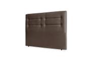 Cabeceira De Cama Box Isa King 195cm X 106cm Suede Marrom Ms Decor