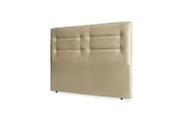 Cabeceira De Cama Box Isa King 195cm X 106cm Suede Nude Mz Decor