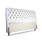 Cabeceira de Cama Box King 193 cm Padua Larhome Off White.