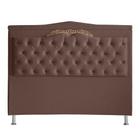 Cabeceira De Cama Box Madri Casal King 195 cm Suede Rosê Ec Móveis