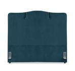 Cabeceira de Cama Box Queen 158 cm Moscou Inspire House Suede Veludo Azul Marinho