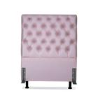 Cabeceira de Cama Box Solteiro 100 cm larg. Versalite Larhome Rosa.