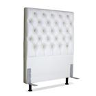 Cabeceira de Cama Box Solteiro 110 cm larg. Versalite Larhome Off White.