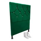 Cabeceira de Cama Box Solteiro + Frame 100cm Estofada MajuCt - HRShop