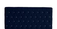 Cabeceira De Cama Painel Estrela Casal 140 cm Azul Marinho Dimazza Móveis