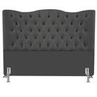 Cabeceira de Casal Para Cama Box Padrão Estofada Capitone 140Cm Dunas Nanda Decor