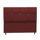 Cabeceira de Solteiro estofada Bordo suede Cristal 0,90 cm - H.g.h-Decor