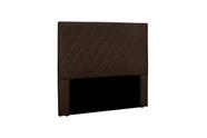 Cabeceira Decorativa Heloísa Casal 195cm Suede Café - Mozzelar