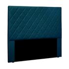 Cabeceira Decorativa King Size 1,95M Baelon Veludo Azul Marinho G63 - Gran Belo