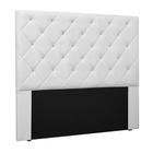 Cabeceira Decorativa King Size 1,95M Tàzio PU Branco G63 - Gran Belo