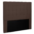 Cabeceira Decorativa King Size 1,95M Tropea Suede Café G63 - Gran Belo