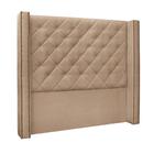 Cabeceira Decorativa King Size 2,19M Loewe Suede Bege G63 - Gran Belo