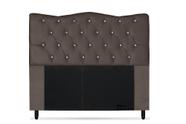 Cabeceira Dunas Solteiro 90cm com Strass Suede - Ecotec Decor