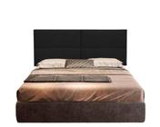 Cabeceira Elegance Estofada Cama Box Casal 1.40 - Preto