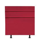 Cabeceira Estofada Argentina 90cm Solteiro Para Cama Box Quarto Suede Vermelho - Gat Magazine