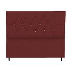 Cabeceira Estofada Cama Box Casal 140 cm Suede Nina