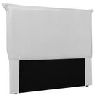 Cabeceira Estofada Cama Box Casal Veneza 140cm Corano Branco - Abmaza