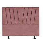 Cabeceira Estofada Cama Box King Bélgica 195cm Suede - D A DECOR