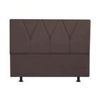 Cabeceira Estofada Cama Box Solteiro Jade 100cm Suede