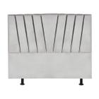 Cabeceira Estofada Cama Casal Queen Size 160 cm Malu Linho