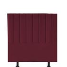 Cabeceira Estofada Casal 140CM Cora Suede Bordo - D A DECOR