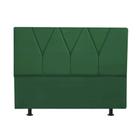 Cabeceira Estofada Casal 140CM Jade Suede Verde - D A DECOR - D&A Decor